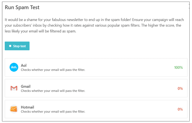 Moosend una gran alternativa a SendGrid para la prueba de spam