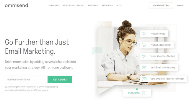 Omnisend alternativa à HubSpot para comércio eletrônico