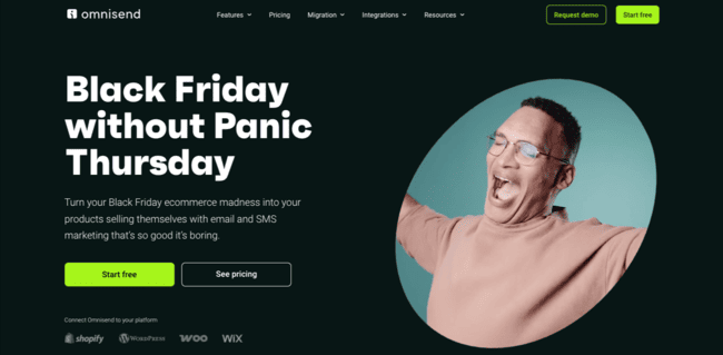 Omnisend ecommerce email marketing platform