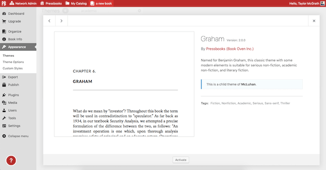 Pressbooks ebook creator software
