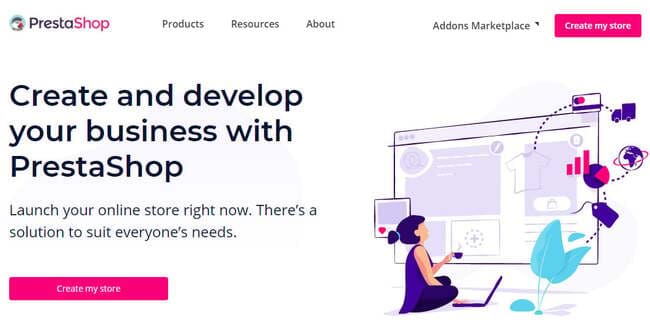 Prestashop freemium ecommerce software