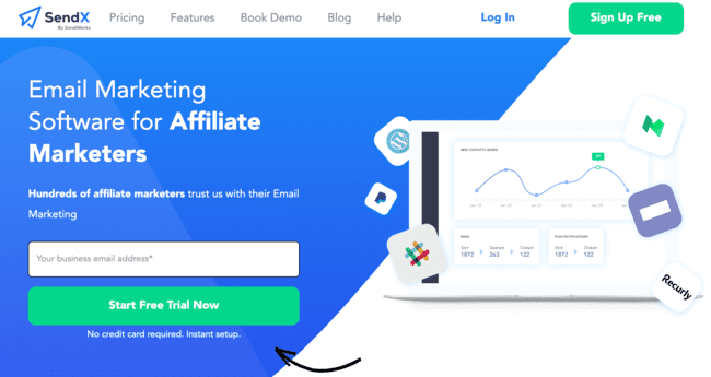 SendX Email Marketing Software For Affiliate Marketing