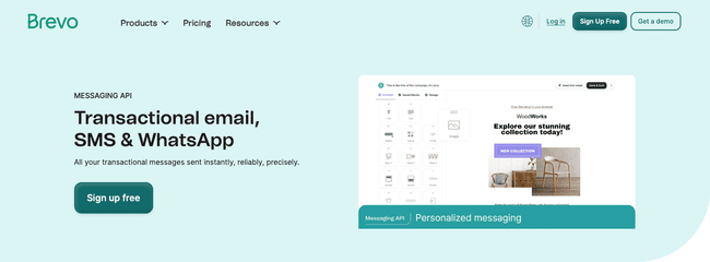 servicio de correo electrónico transaccional de Brevo