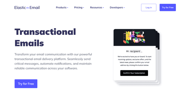 servicio de correo electrónico transaccional de Elastic Email