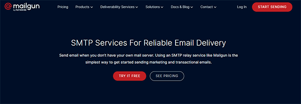 Servidor smtp Mailgun