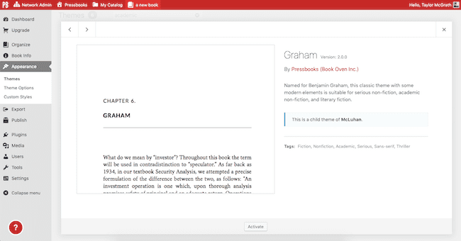 Software de creación de ebooks Pressbooks