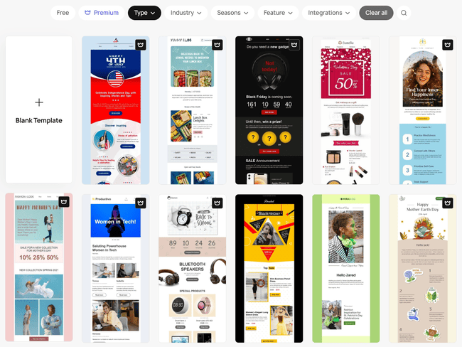 Stripo HTML email templates