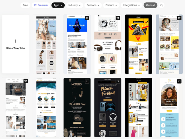 Stripo newsletter templates
