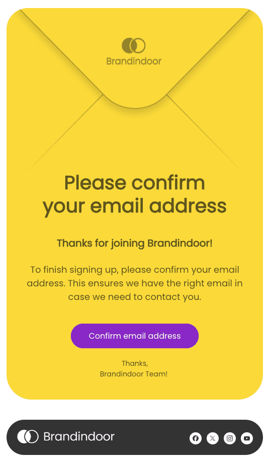 Stripo saas email template for fashion industry
