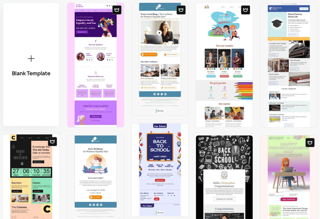 Stripo school newsletter templates