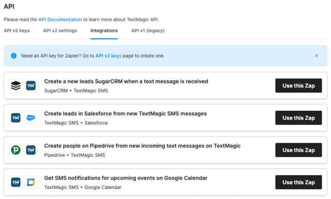 Textmagic SMS marketing software review integration Zapier