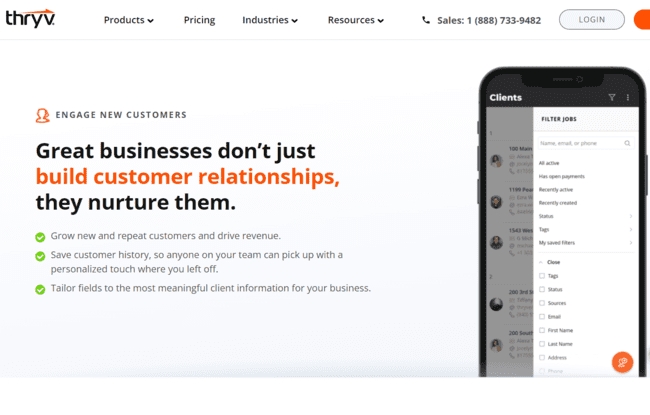 Thryv small business CRM