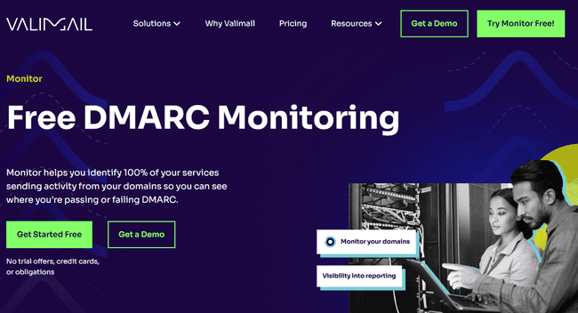 Valimail free DMARC monitoring