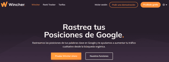 Wincher herramienta de seguimiento de rankings en buscadores