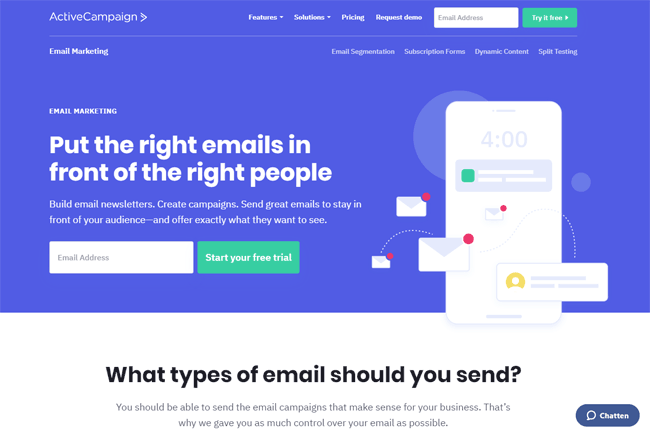 ActiveCampaign alternativa a Mailchimp
