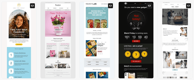 biblioteca de plantillas de correo electrónico responsive