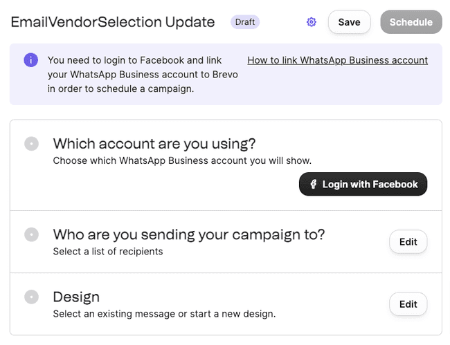 campanhas da Brevo no WhatsApp