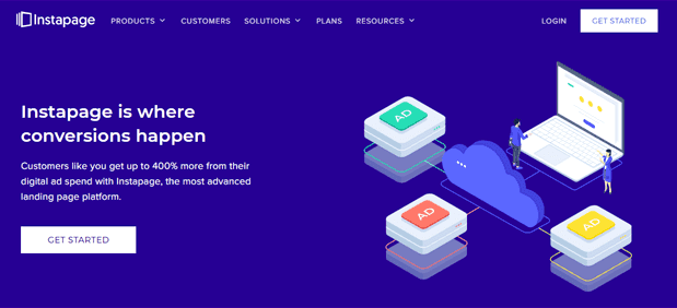 creador de landing pages instapage
