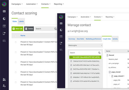 dotdigital hubspot lead contact scoring CRM