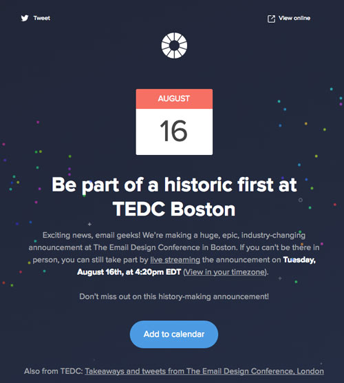 email segmentation tedc