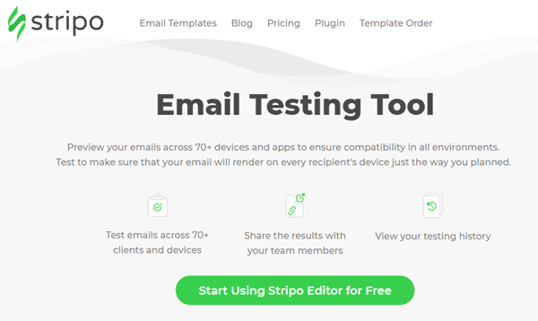 email testing tool stripo