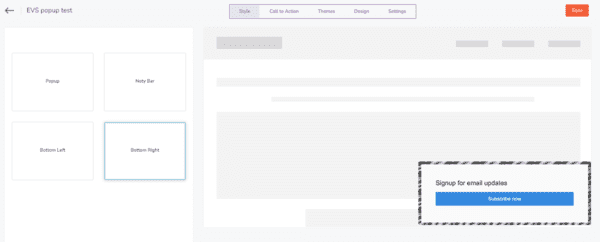 engagebay review editing popup form