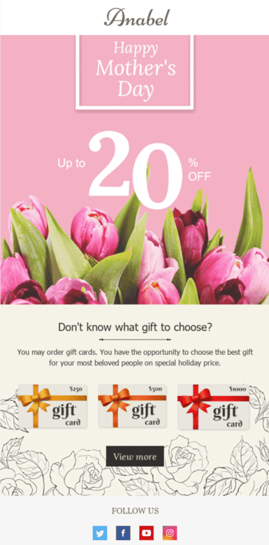 free gmail email template