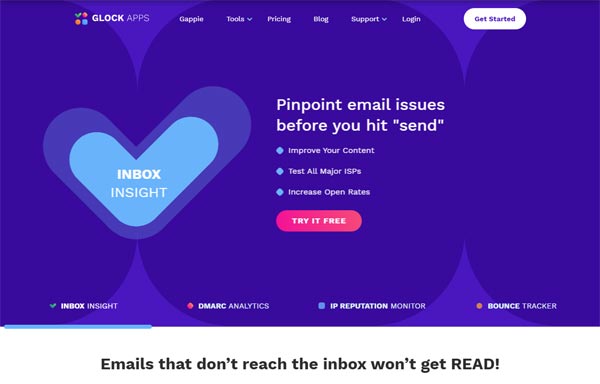 glockapps best email testing tools