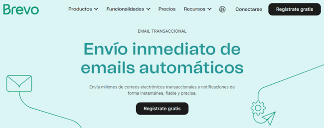 herramienta de email marketing Brevo con servidor smtp