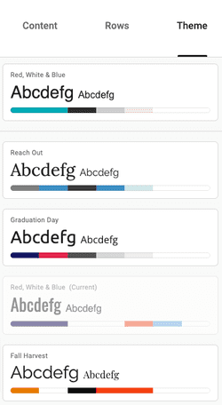 Email themes iContact review email marketing software