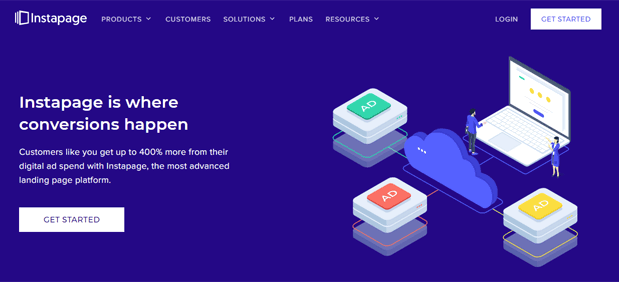 landing page builder instapage