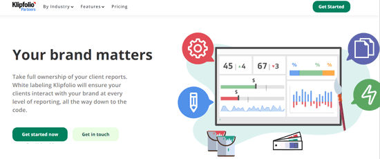 klipfolio brand white label saas software