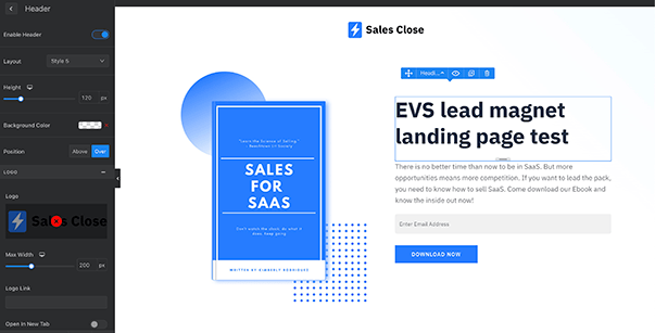 lead magnet landing page