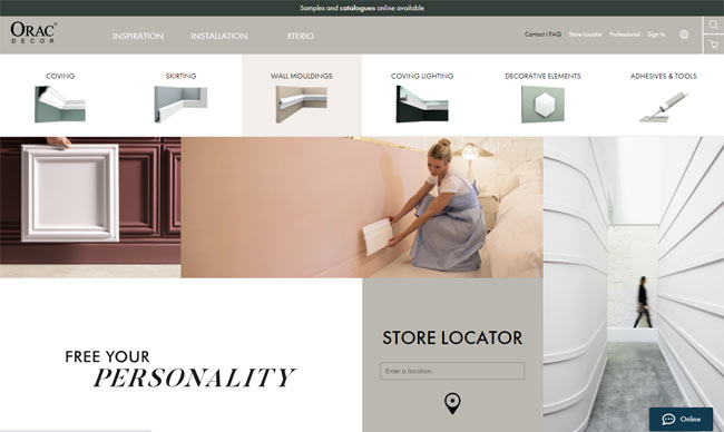 orac decor magento shop example