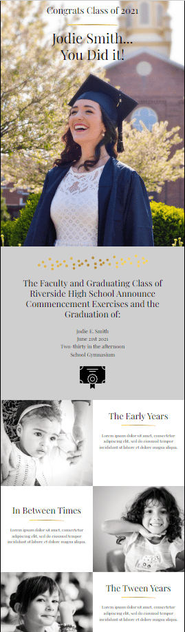 plantilla de boletín de noticias del campus