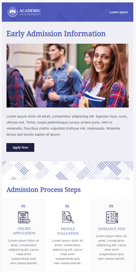plantilla de email para newsletters de varias historias Beefree