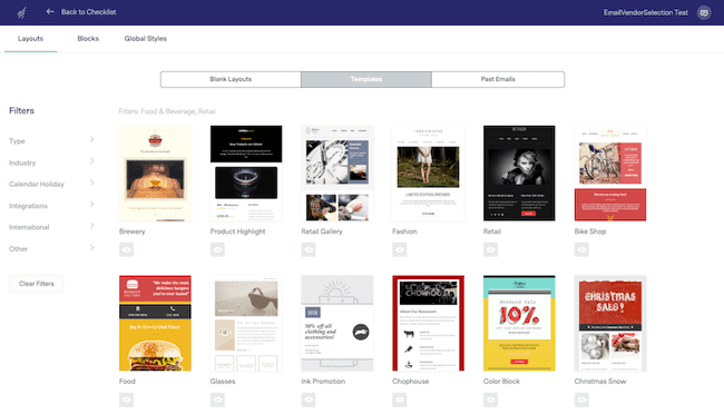 plantillas de correo electrónico gratuitas