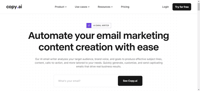 plataforma de redacción Copy.ai