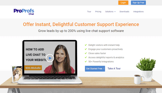 proprofs chat leadgen tools