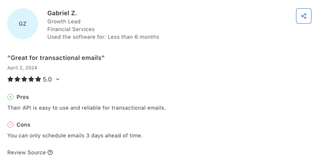 reseña de la API de Mailgun