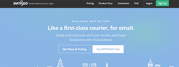 servicio smtp2go smtp
