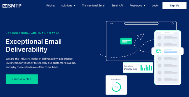 smtp.com transactional SMTP Server