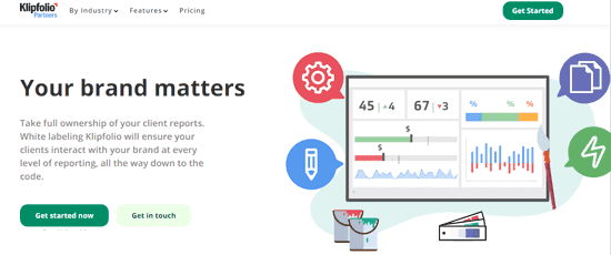 software SaaS de marca blanca klipfolio