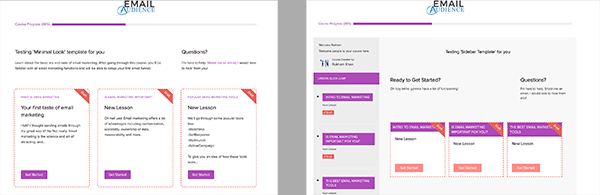 teachery templates comparison side to side