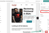 Omnisend email builder