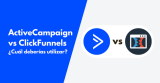 ActiveCampaign vs ClickFunnels (2026): ¿Cuál deberías utilizar?
