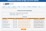 preference center admin