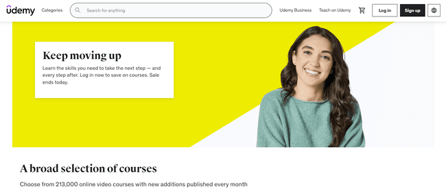 Udemy online teaching platform