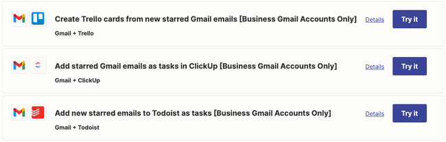use Zapier Zaps to turn your emails into to-dos