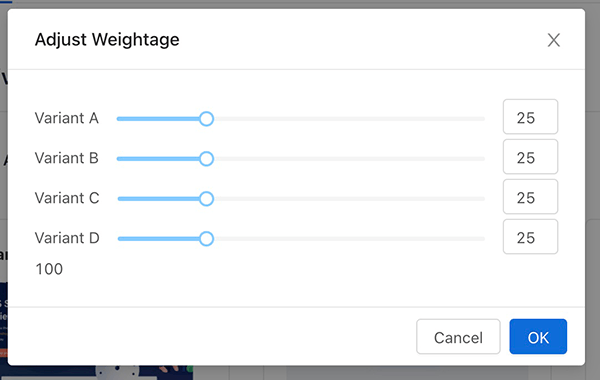 variant testing options
